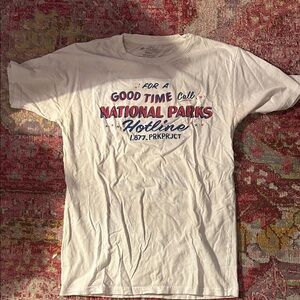 Vintage national parks screen print tee